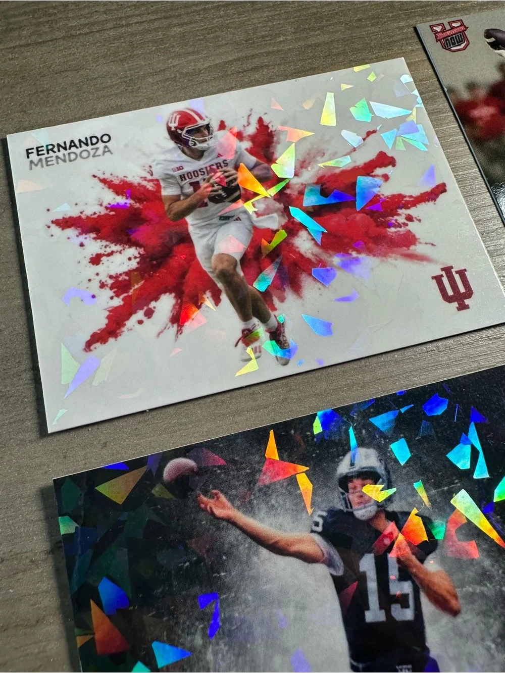 Fernando Mendoza Rookie Lot of (4) Novelty Football Cards. Indiana Hoosiers. - Picture 4 of 6